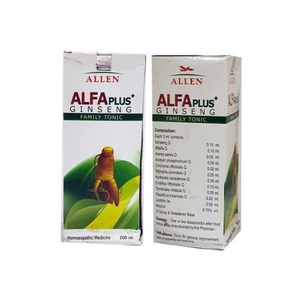 ALFA PLUS GINSENG 200 ML ALLENHYD