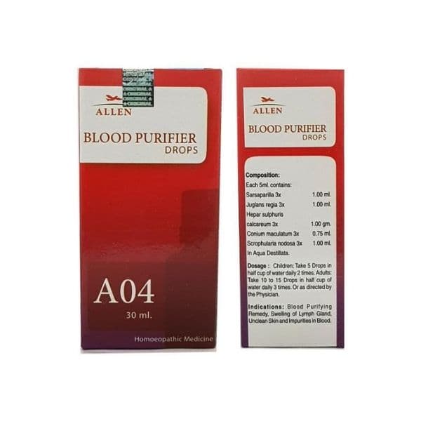 ALLEN A04 BLOOD PURIFIER DROPS 30 ML ALLENHYD
