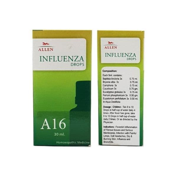 ALLEN A16 INFLUENZA DROPS 30 ML ALLENHYD