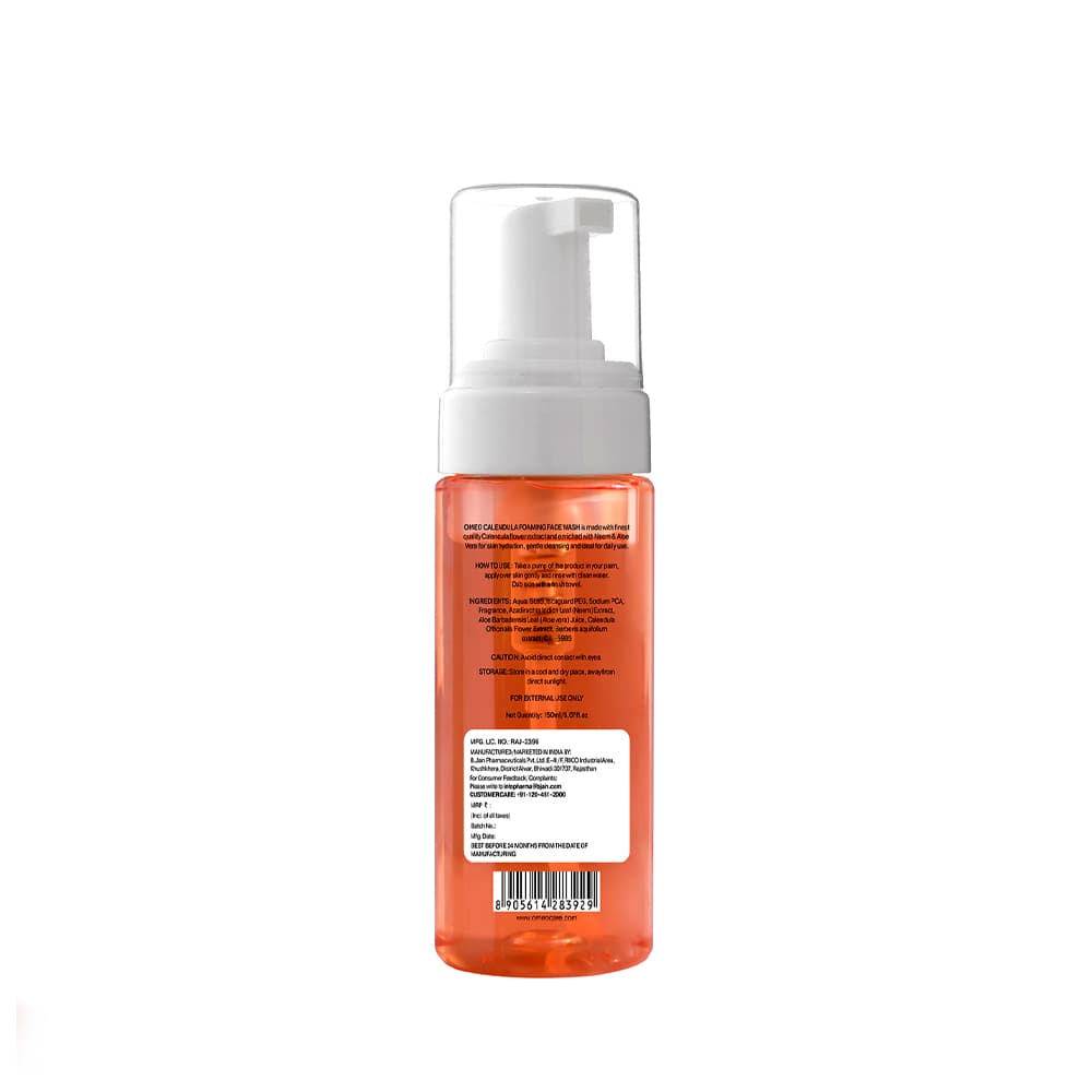 BJain Omeo Calendula Foaming Face Wash 1