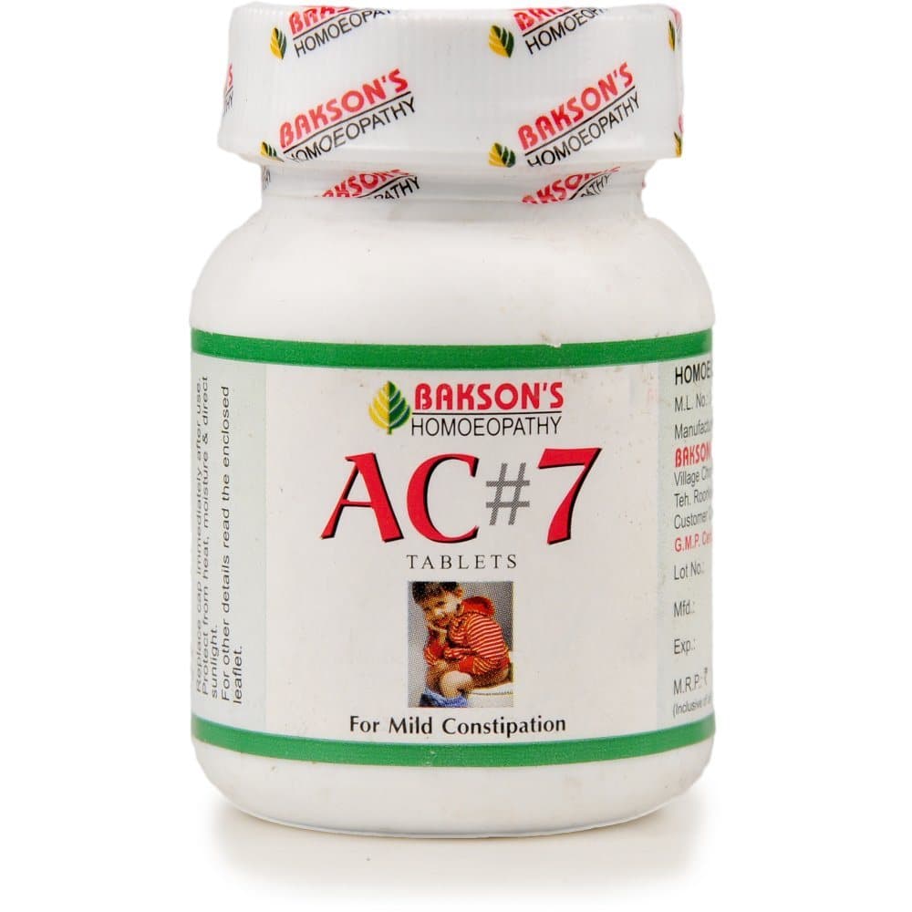 Bakson Ac 7 Tablet ( Mild Constipation )