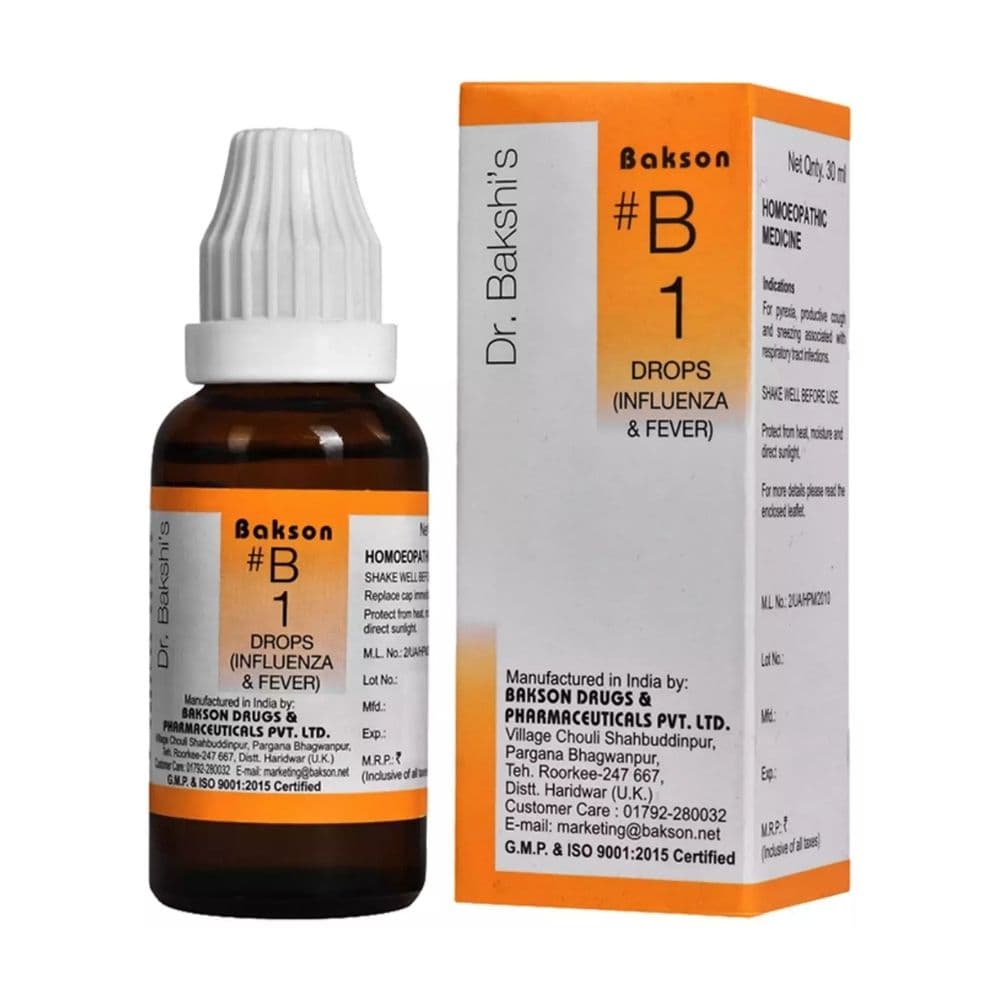 Dr Bakshis B Drop 01 Influenza & Fever