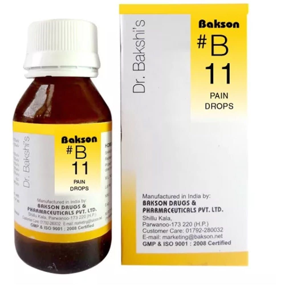 Dr Bakshis B Drop 11 Pain