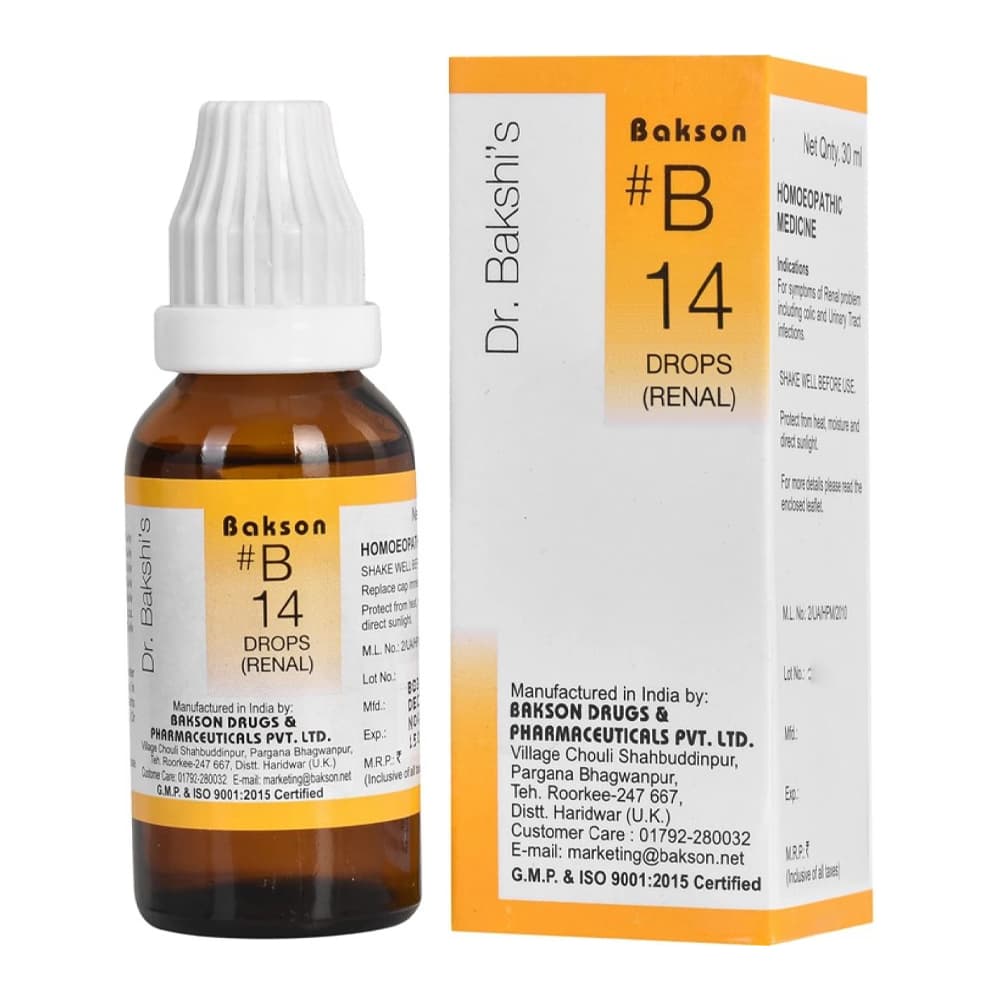 Dr Bakshis B Drop 14 Renal