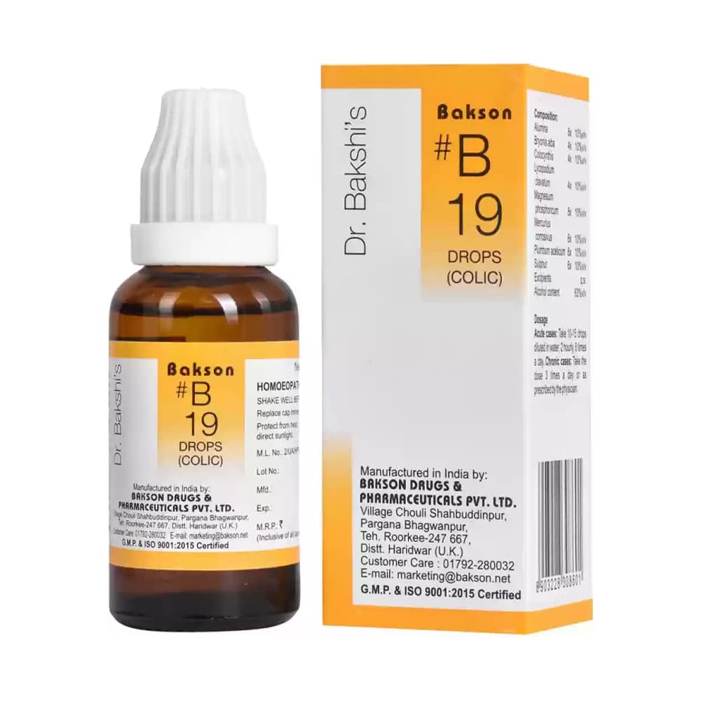 Dr Bakshis B Drop 19 Colic