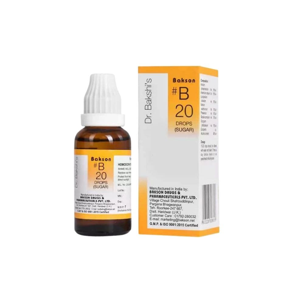 Dr Bakshis B Drop 20 Sugar