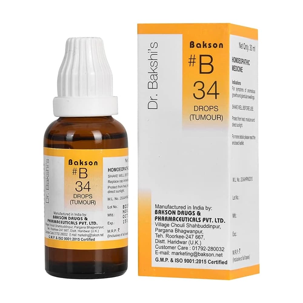 Dr Bakshis B Drop 34 Tumour