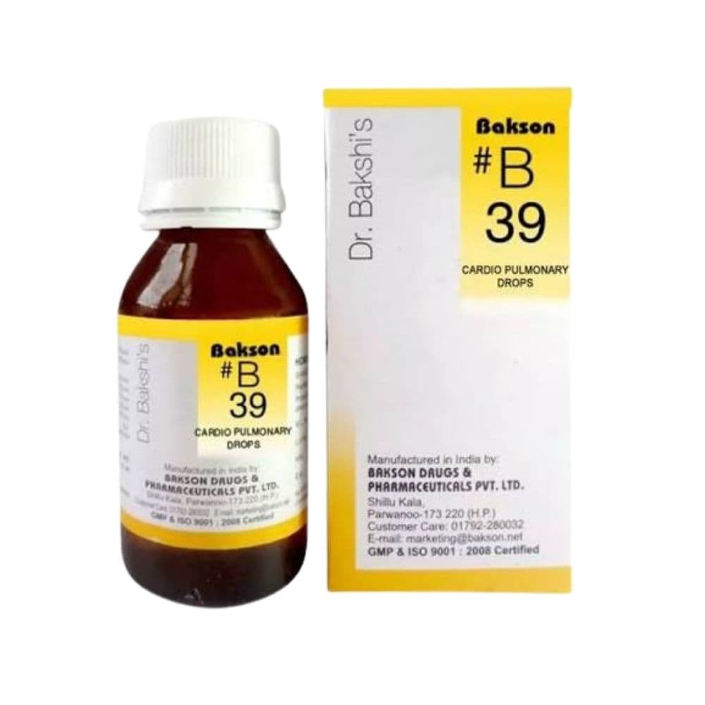 Dr Bakshis B Drop 39 Cardio Pulmonary
