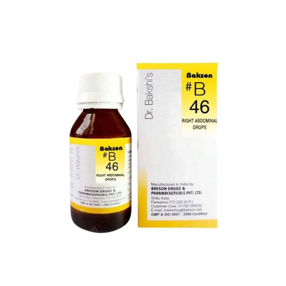 Dr Bakshis B Drop 46 Right Abdominal