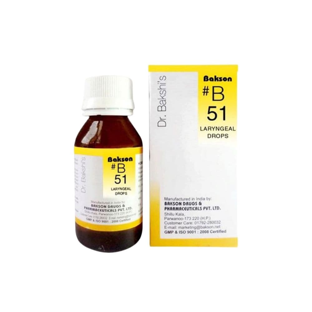 Dr Bakshis B Drop 51 Laryngeal