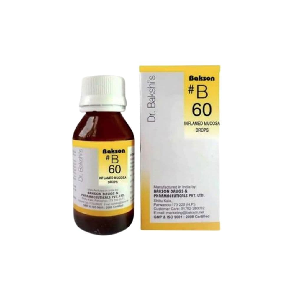 Dr Bakshis B Drop 60 Inflammed Mucosa