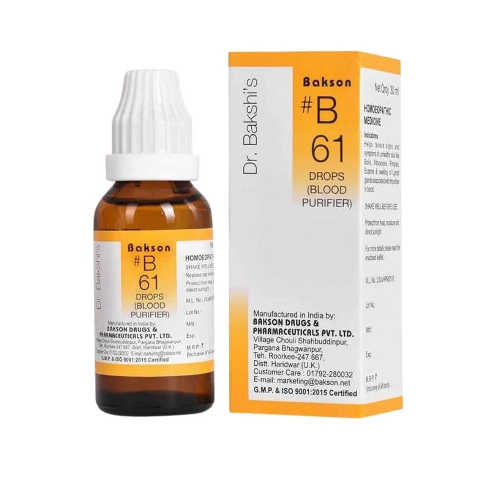 Dr Bakshis B Drop 61 Blood Purifier
