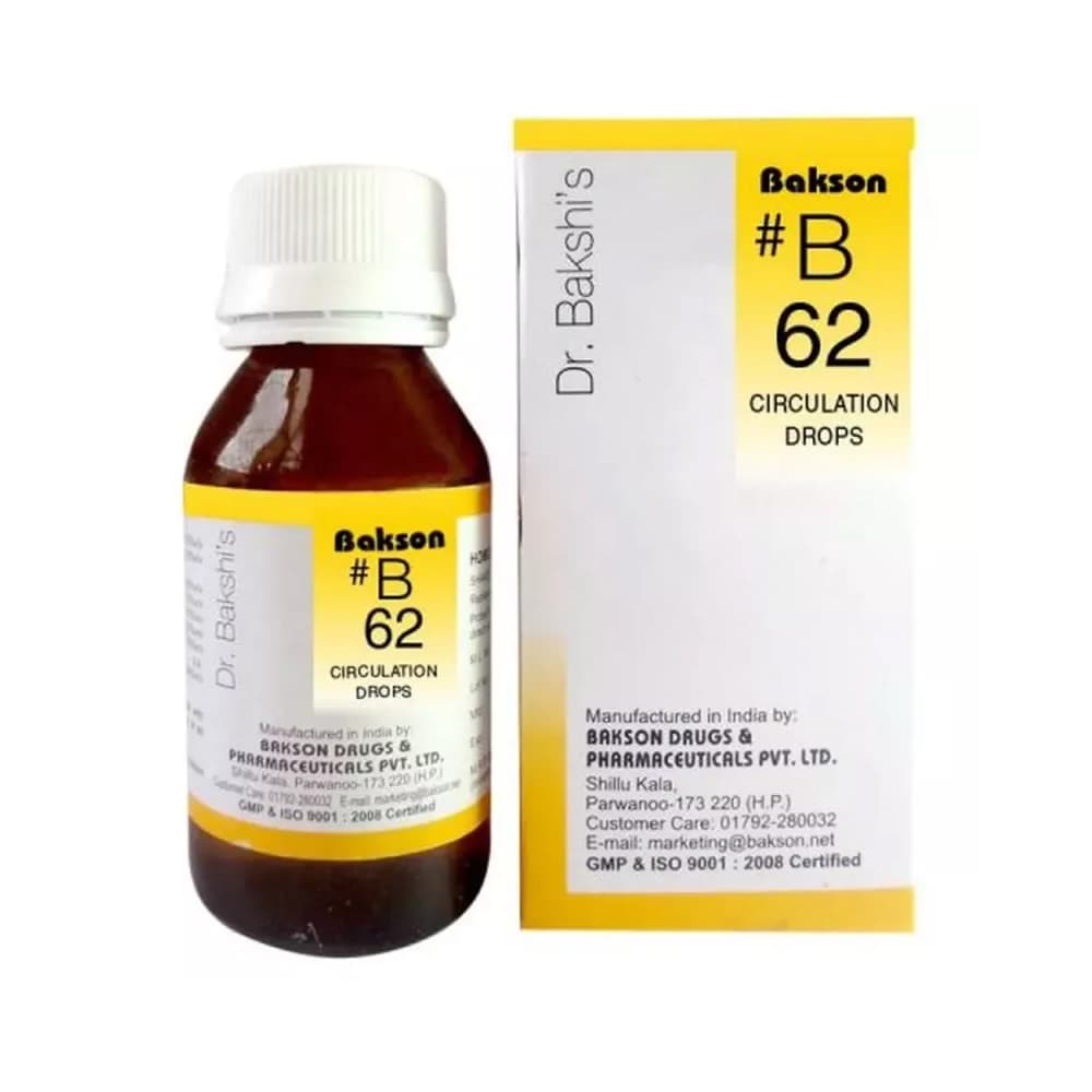 Dr Bakshis B Drop 62 Circulation