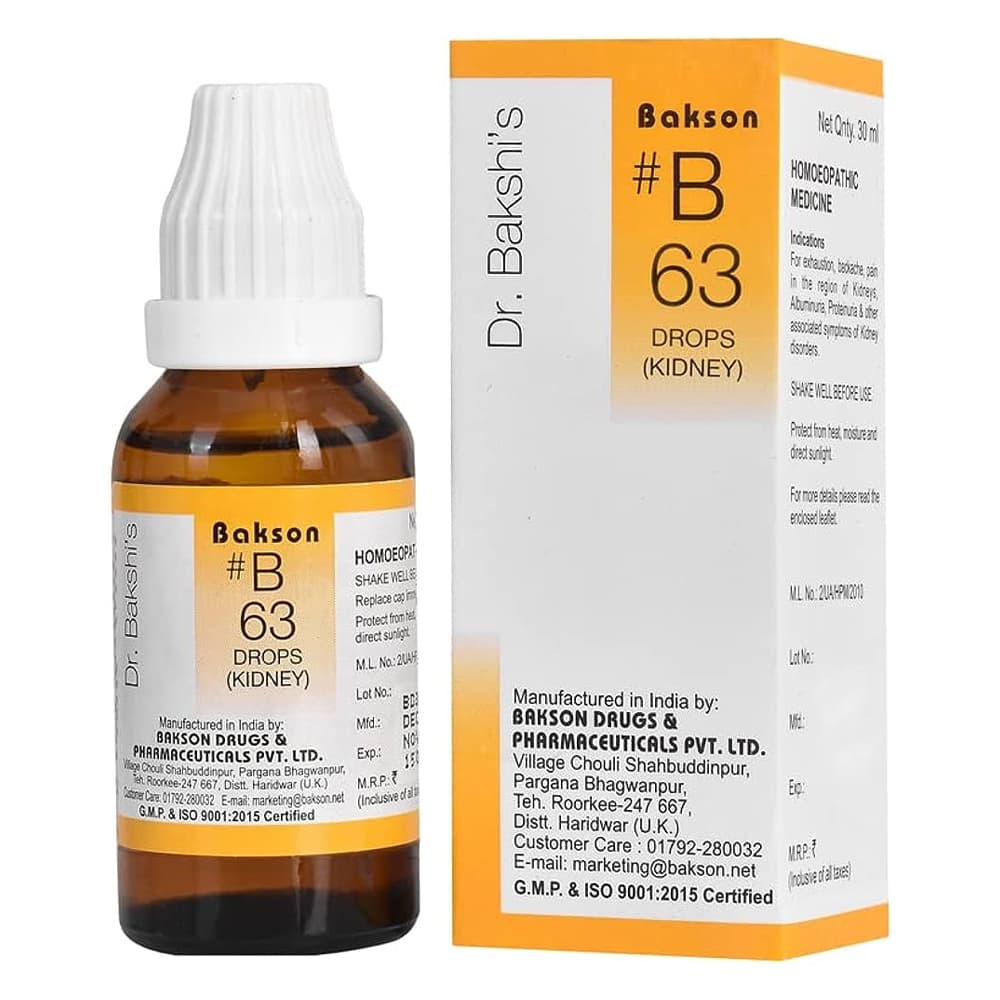 Dr Bakshis B Drop 63 Kidney