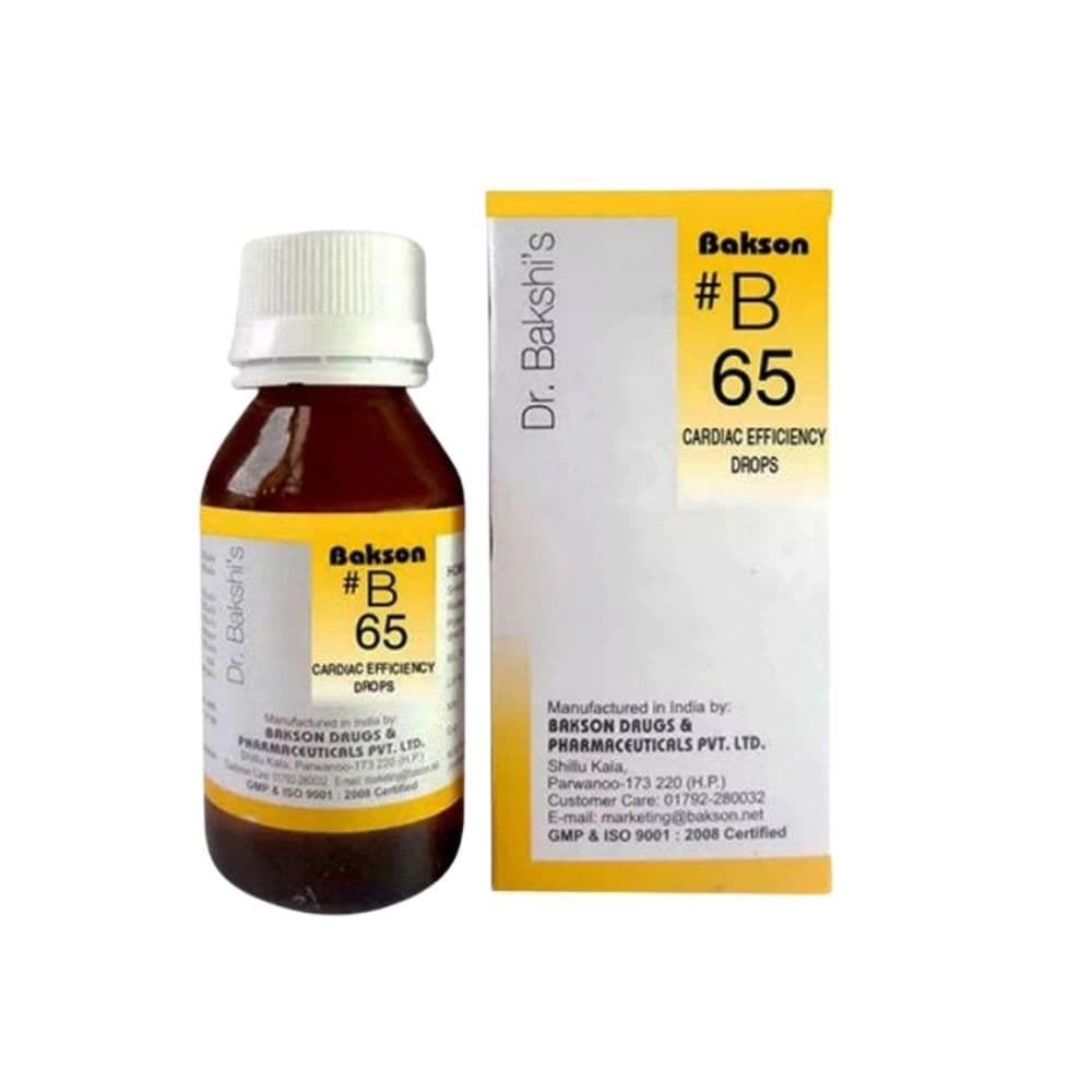 Dr Bakshis B Drop 65 Cardiac Efficiency