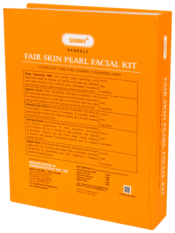 Sunny Herbal Fair Skin Facial Kit 2