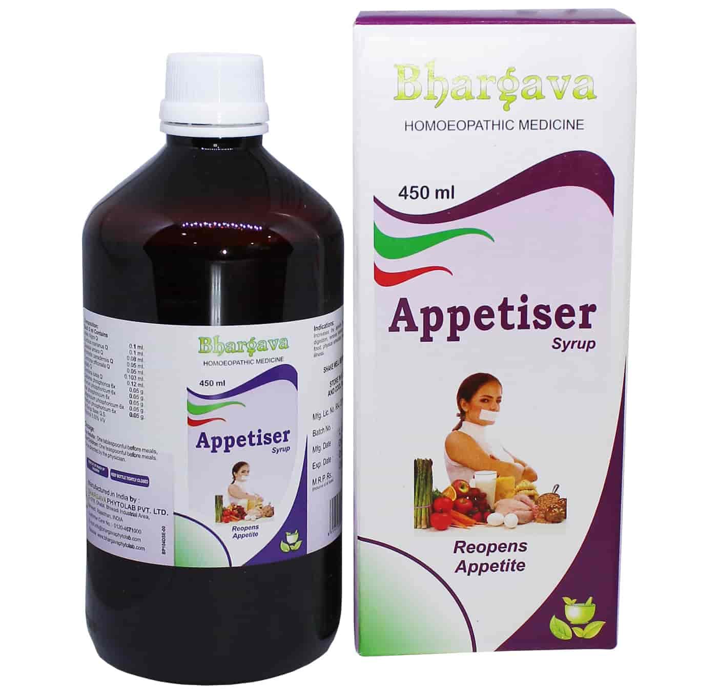APPETISER SYRUP S/F 450 ML BHARGAVA