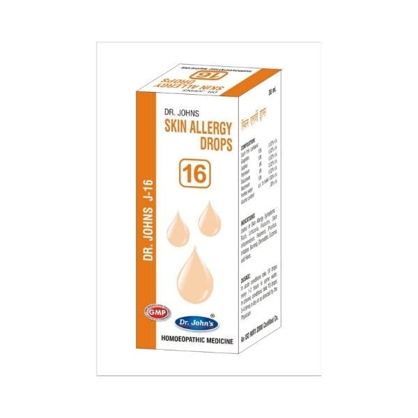 Dr Johns J 16 Skin Allergy Drops