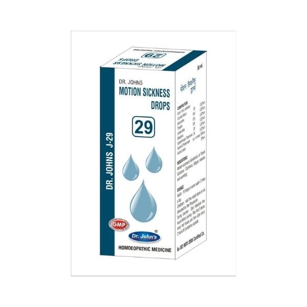 Dr Johns J 29 Motion Sickness Drops