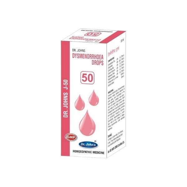 Dr Johns J 50 Dysmen Aid Drops
