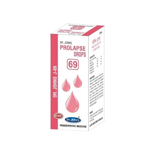 Dr Johns J 69 Prolap Aid Drops