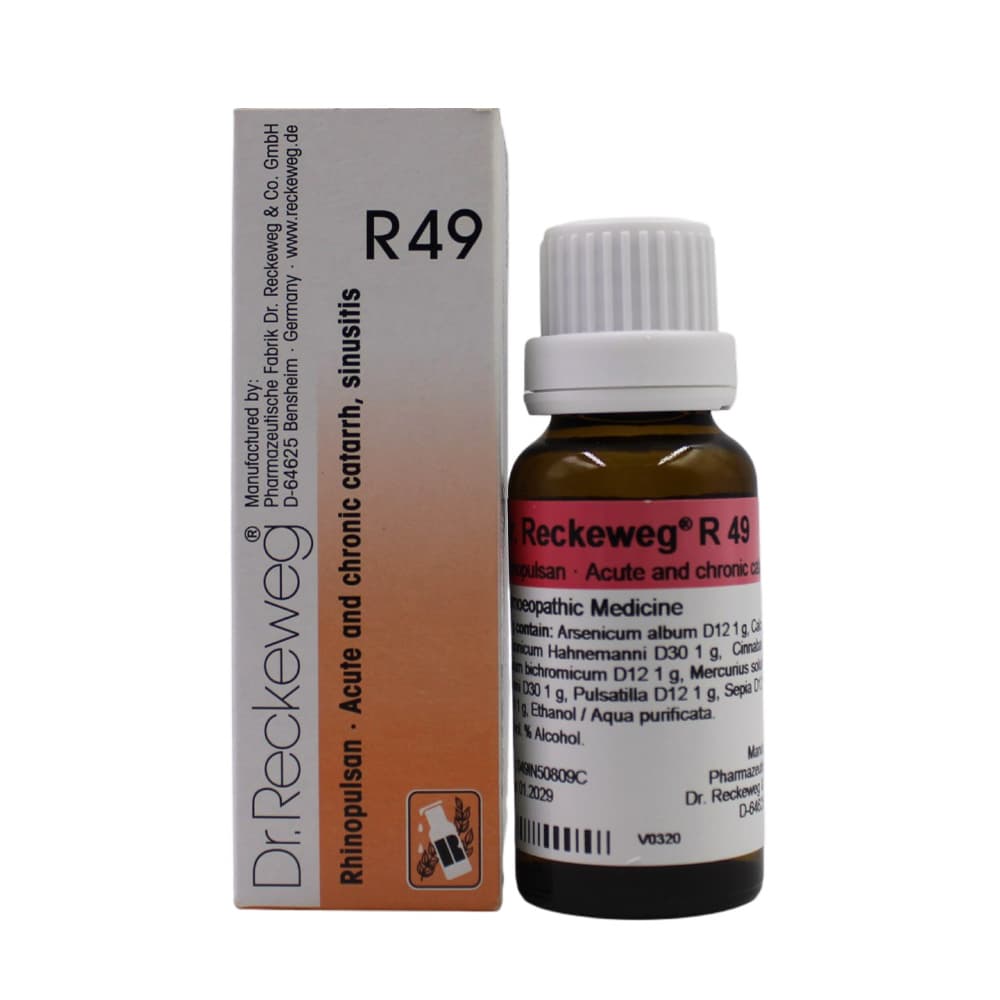 Dr Reckeweg R 49 Acute,Chronic Catarrh