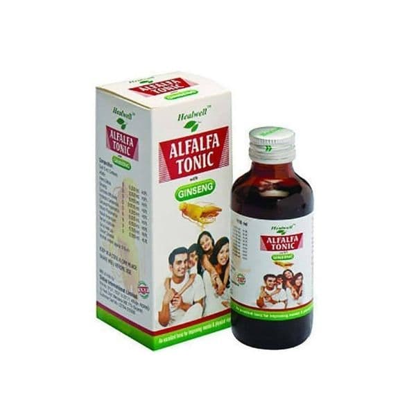 ALFALFA TONIC WITH GINSENG 200 ML HEALWELL