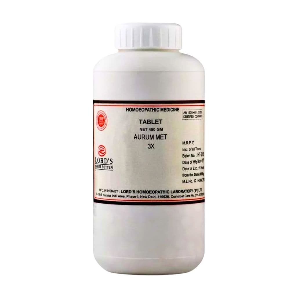 AURUM METALLICUM 3X 450 GM LORDS