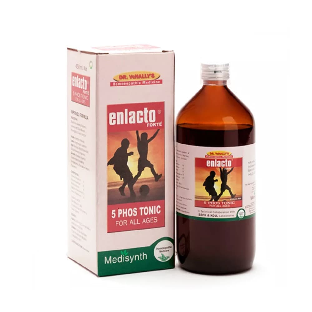 ENLACTO FORTE SYRUP 450 ML MEDISYNTH