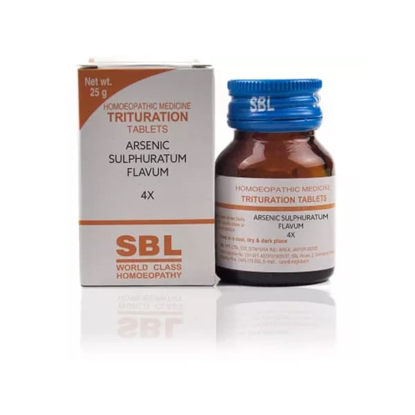 Arsenicum Sulphuratum Flavum