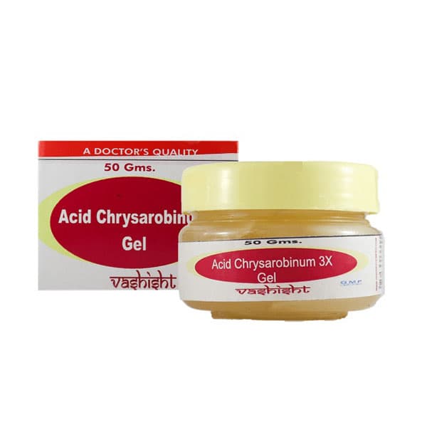 ACIDUM CHRYSAROBINUM GEL 50 GM VASHISHT
