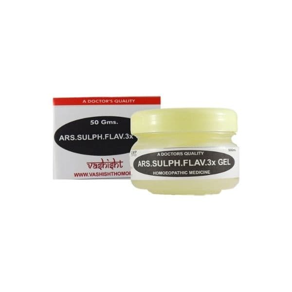 ARSENICUM SULPHURATUM FLAVUM GEL 3X 50 GM VASHISHT