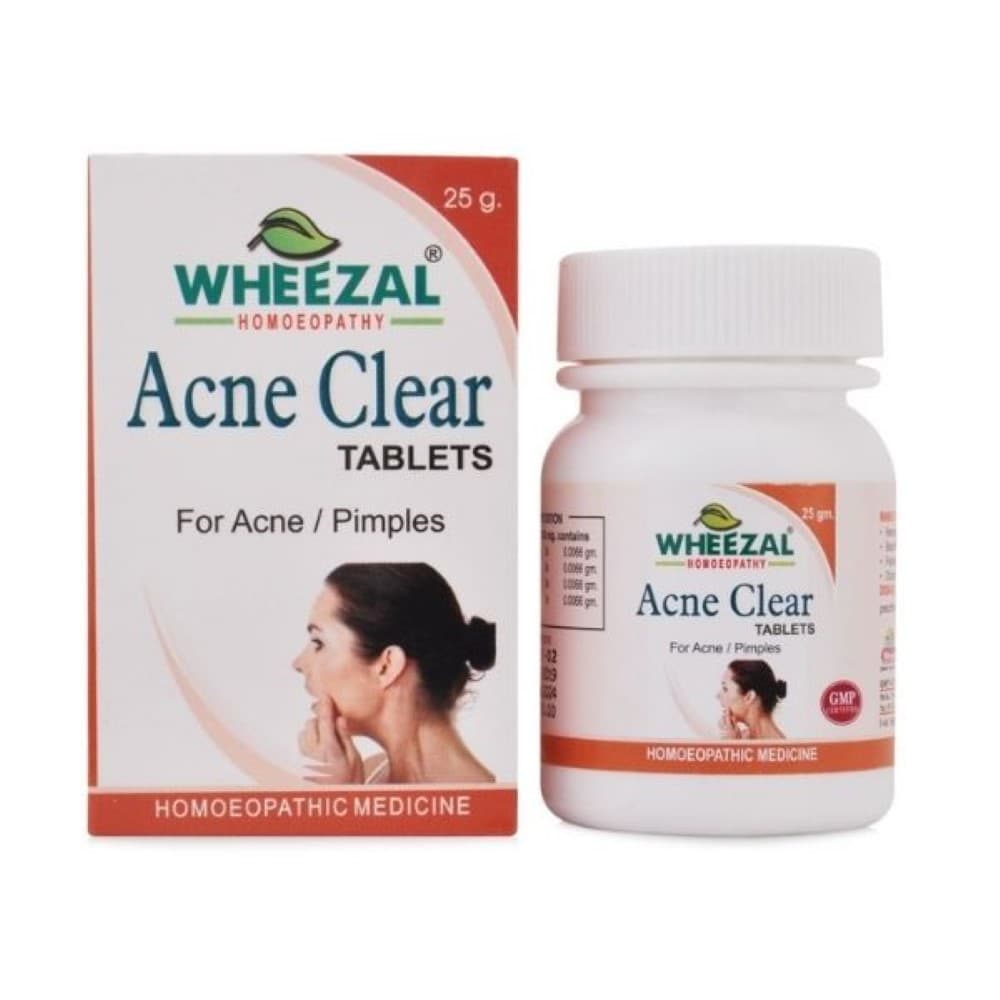 ACNE CLEAR TABLET 25GM WHEEZAL