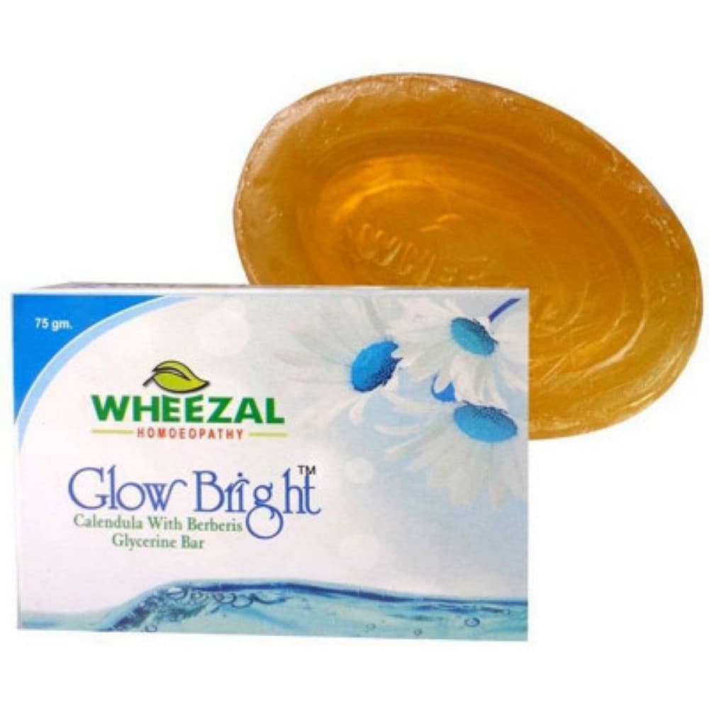 Wheezal Glow Bright Calendula With Berberis Glycerine Bar (75g)