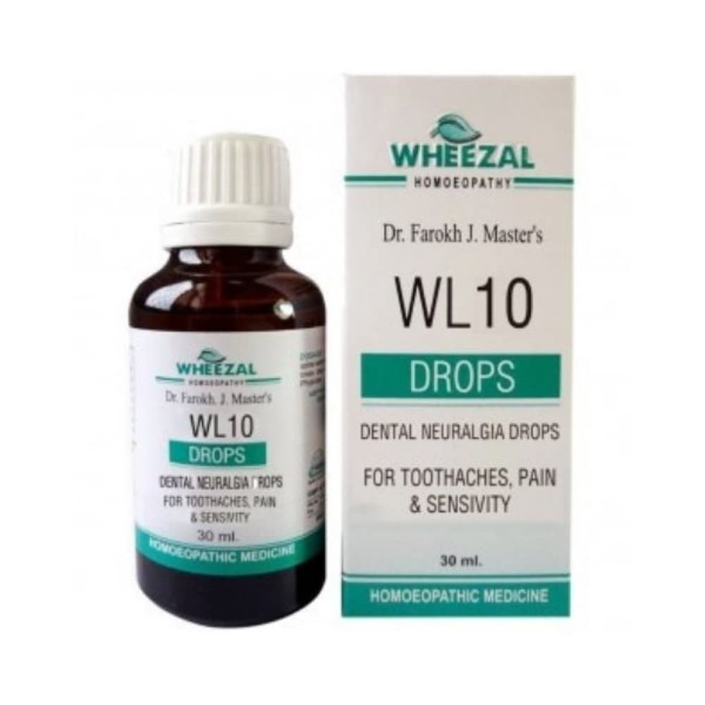 Wheezal Wl 10 Dental Neuralgia Drops 30ML