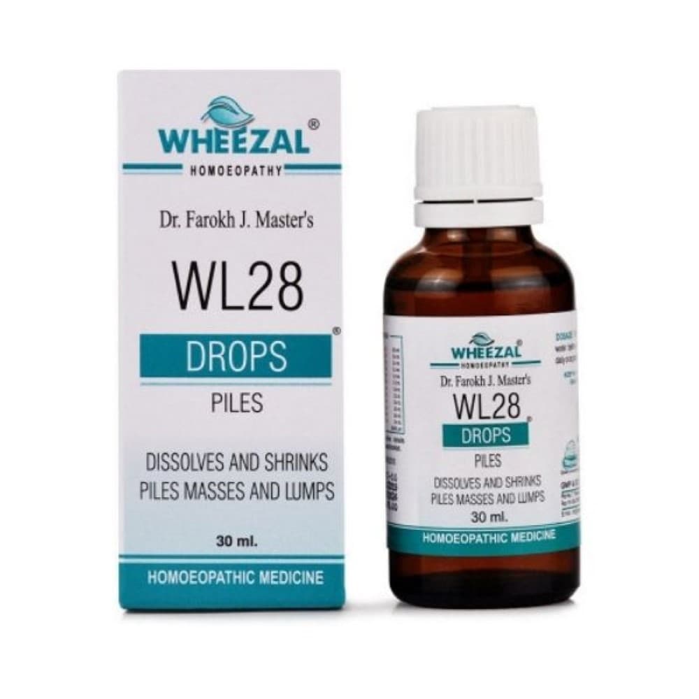 Wheezal Wl 28 Piles Drops 30ML