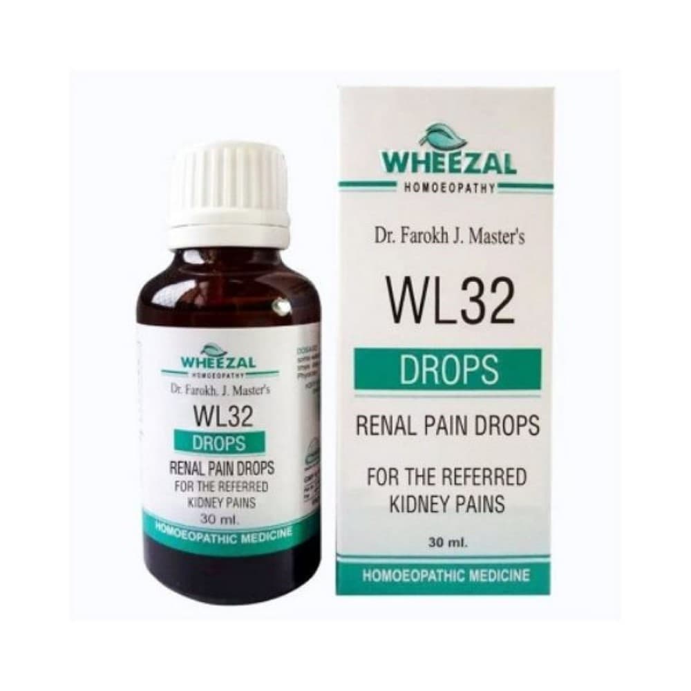 Wheezal Wl 32 Renal Pain Drops 30ML