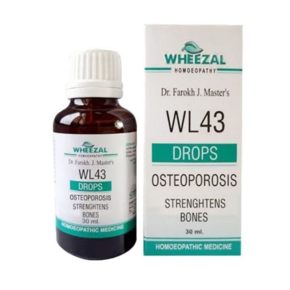 Wheezal Wl 43 Osteoporosis Drops 30ML 1