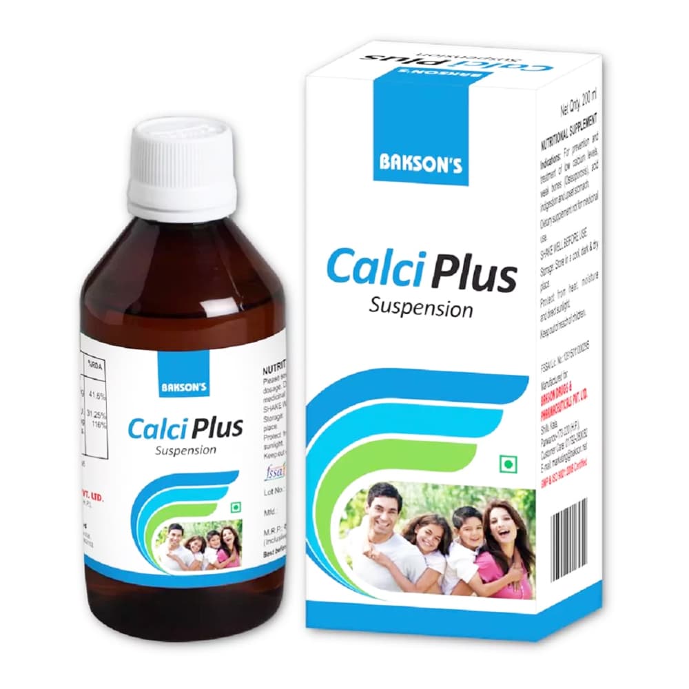 BAKSON CALCI PLUS SUSPENSION 200ML 1