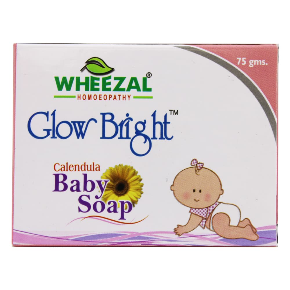 Wheezal Glow Bright Calendula BABY Soap (75g) 1