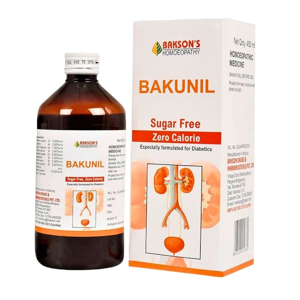 BAKUNIL SYRUP (SUGAR FREE) 115ML