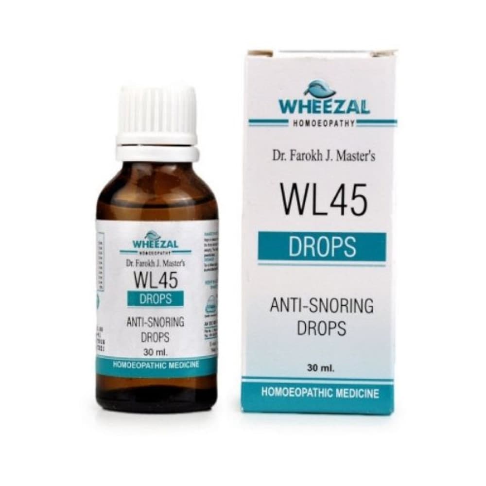 Wheezal Wl 45 Anti Snoring Drops 30ML 1