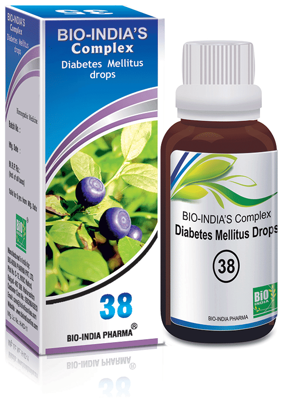 Bio India Complex No 38 Diabetes Mellitus Drops