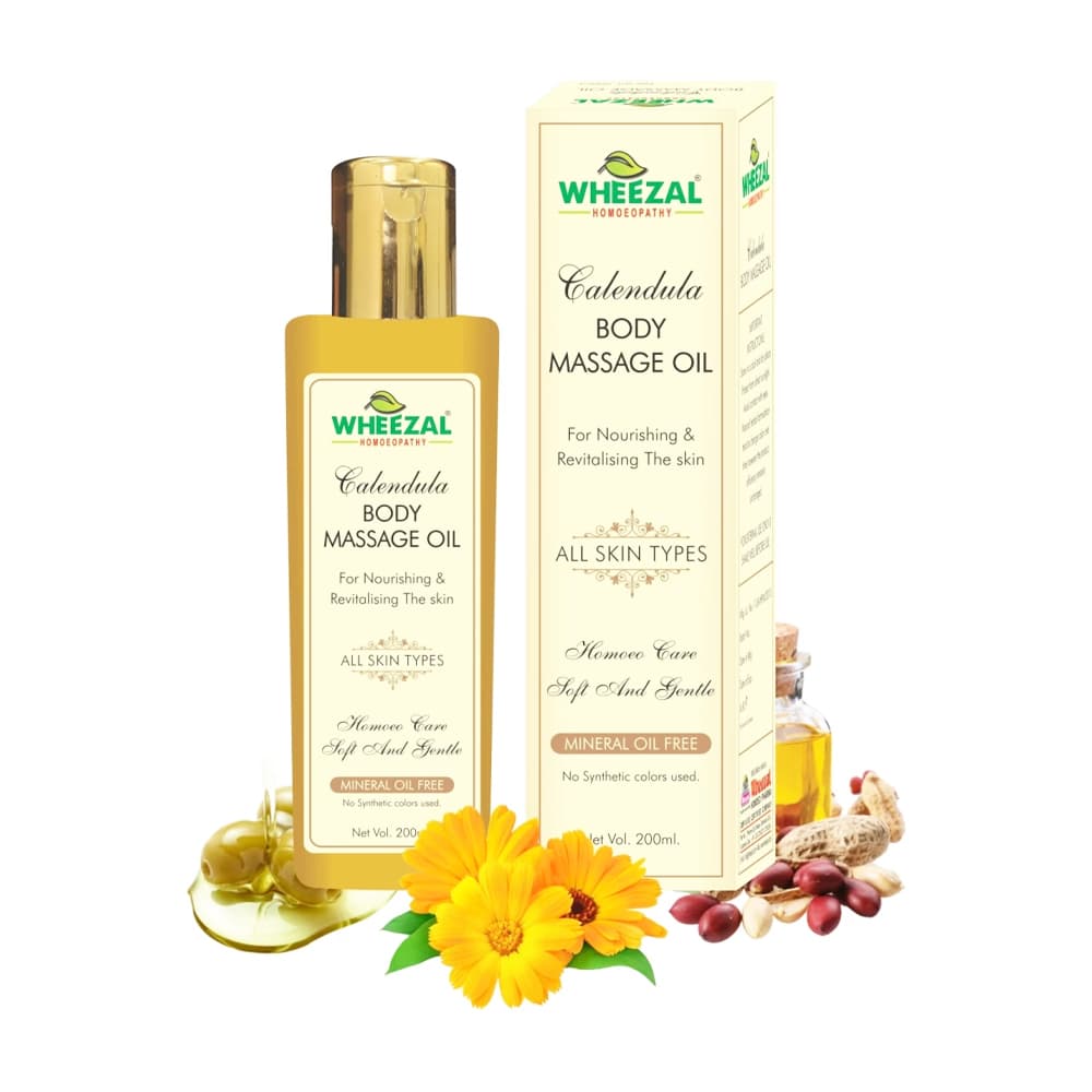 WHEEZAL CALENDULA BODY MASSAGE OIL
