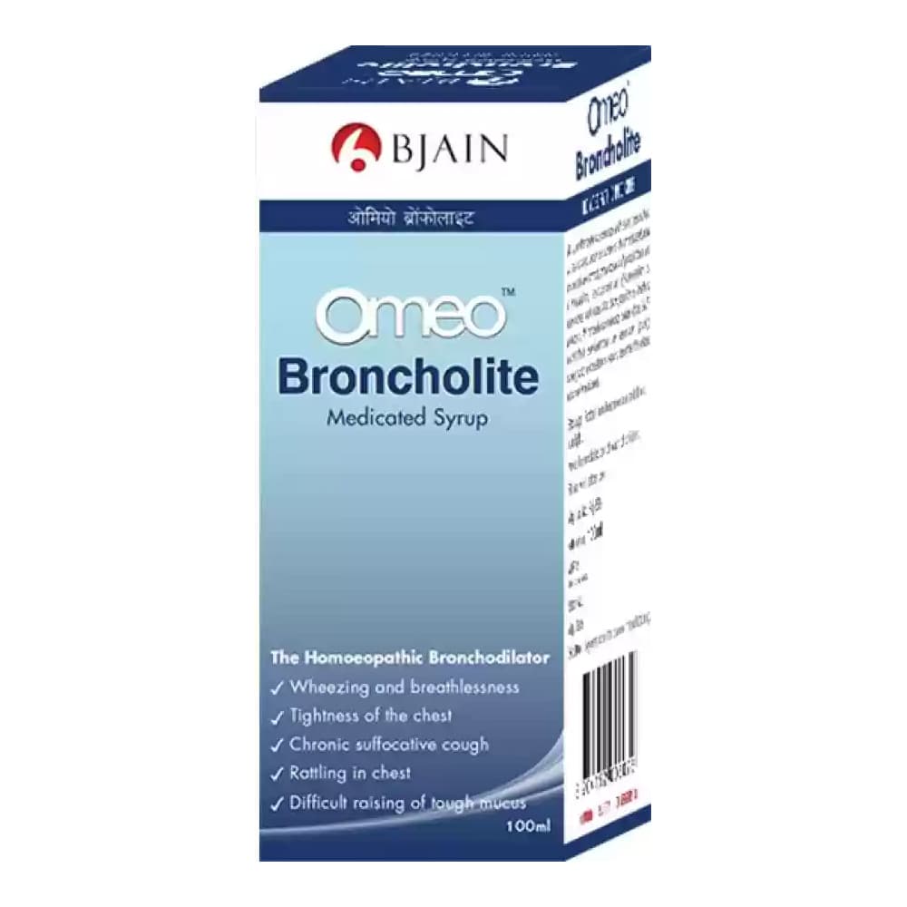 BJain Omeo Broncholite Medicated Syrup