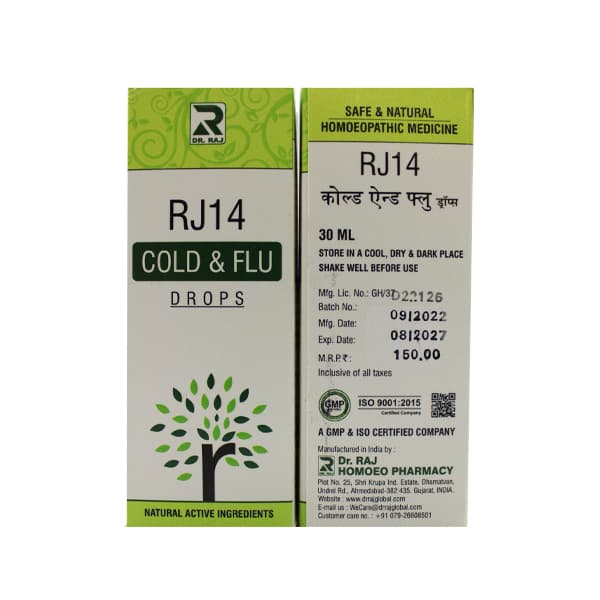 Dr Raj Rj14 Cold & Flu Drops