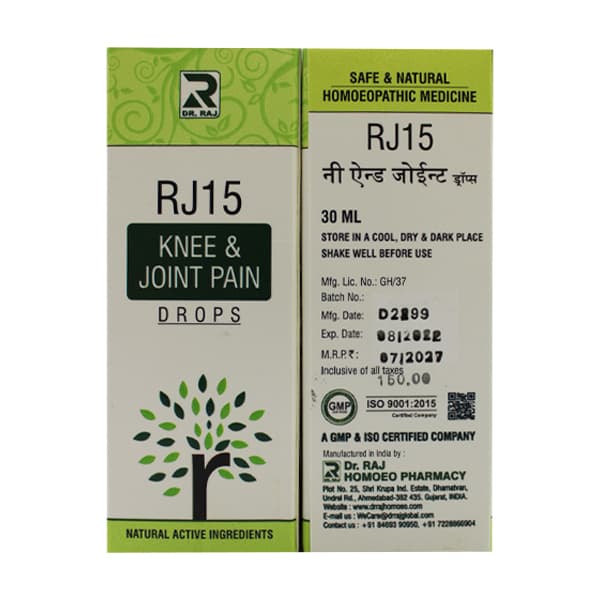 Dr Raj Rj15 Knee & Joint Pain Drops