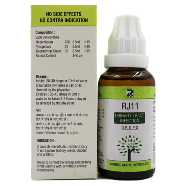 Dr Raj Rj11 Urinary Tract Infection Drops 3