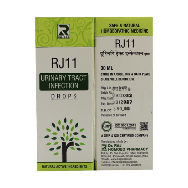 Dr Raj Rj11 Urinary Tract Infection Drops