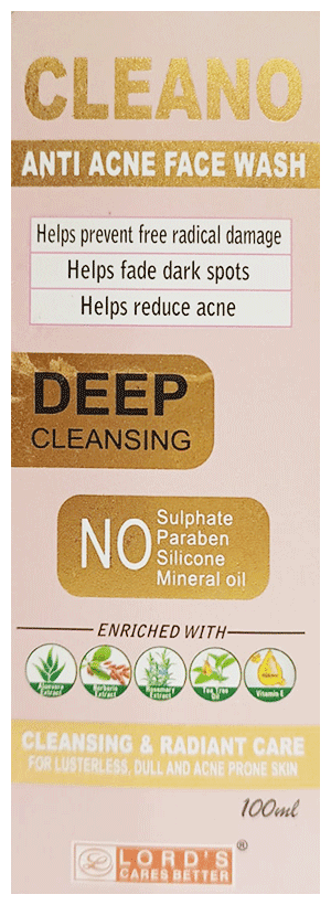 Cleano Anti Acne Face Wash 2